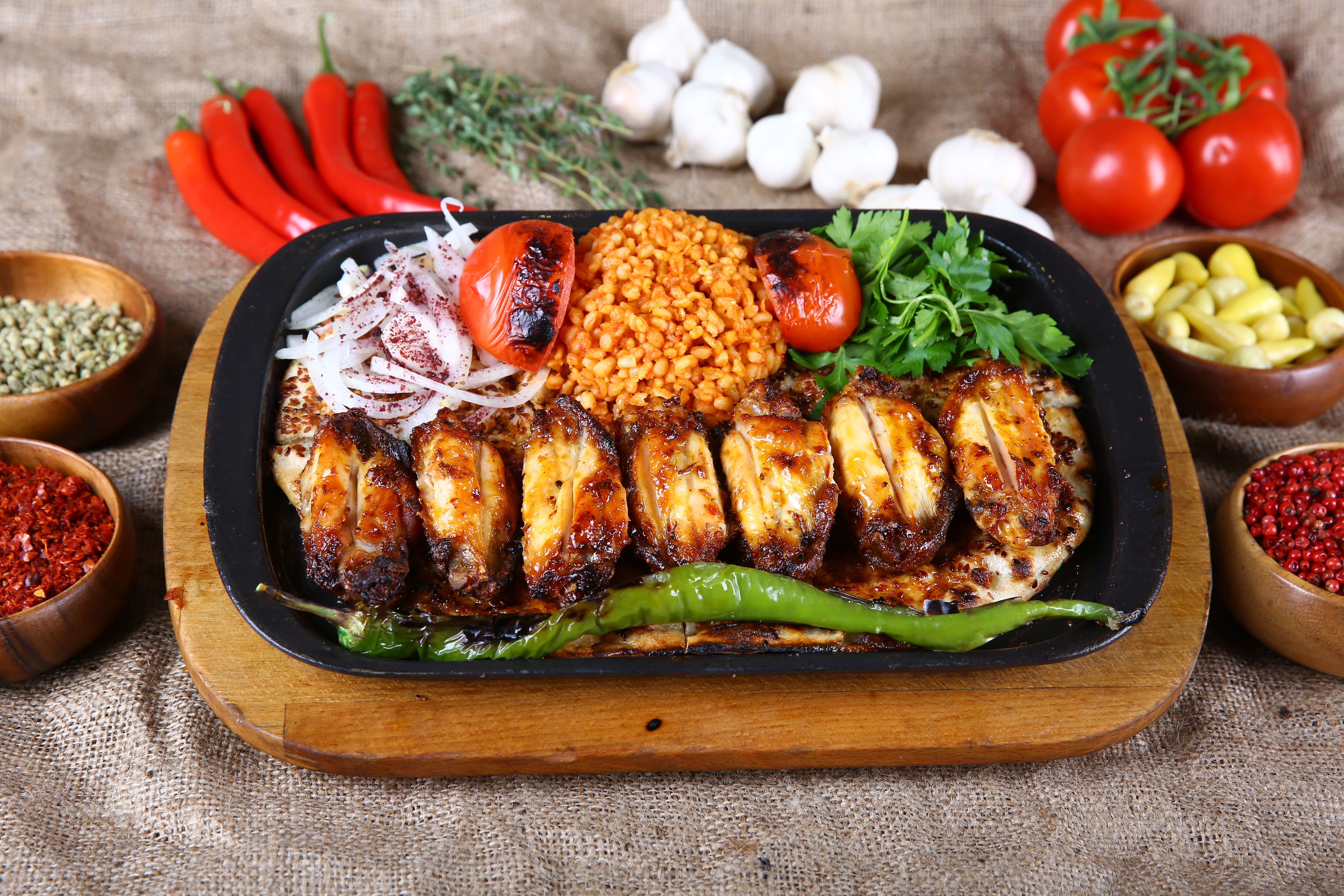 Asas de Frango Grelhadas