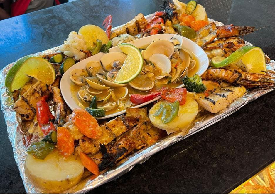 Prato familiar de Mariscos
